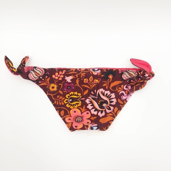 LA DOUBLE J Selva Bow Brief Reversible Print Bikini Swim Bottoms Size Small NEW - Picture 7 of 8